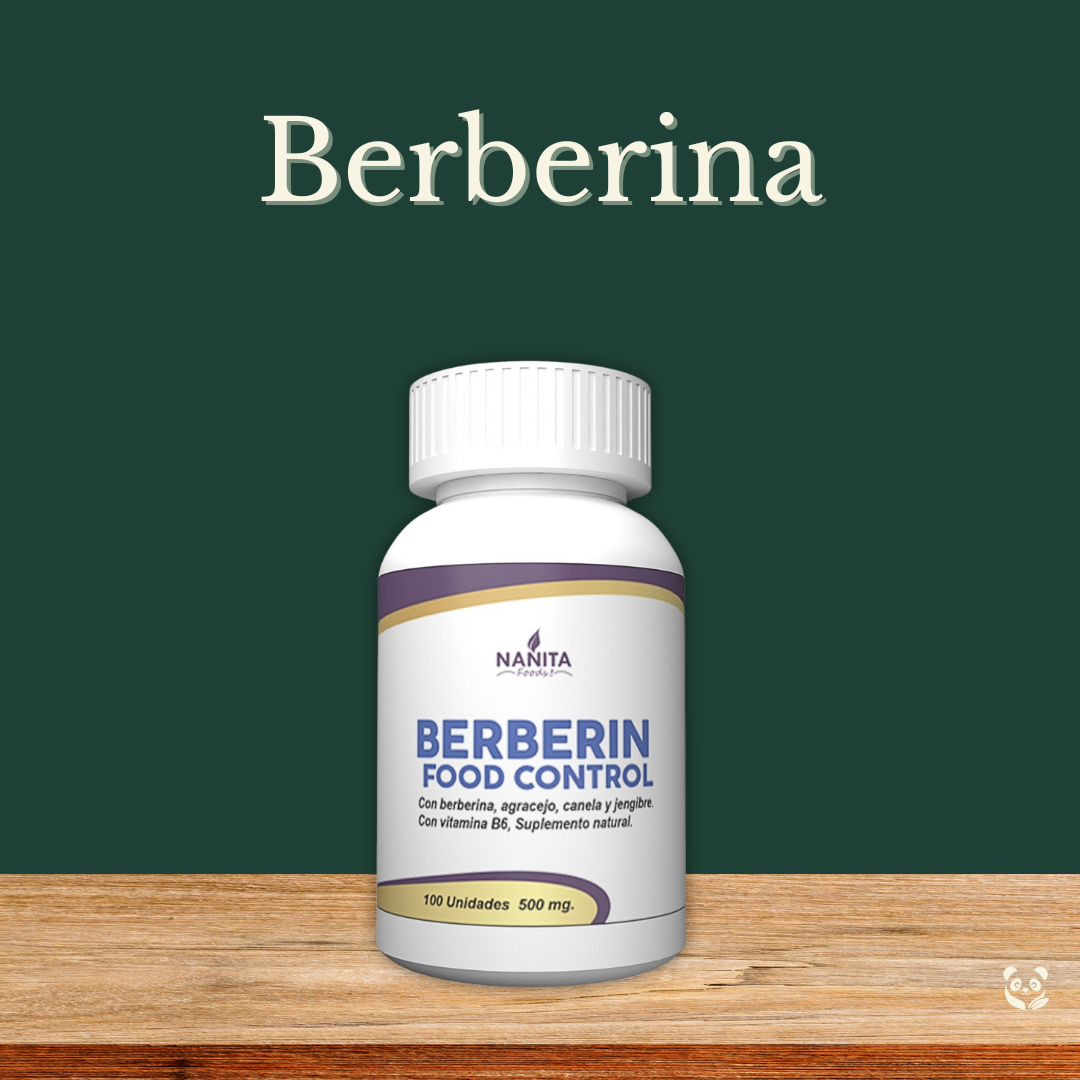 Berberina en cápsulas | Apoyo natural para regular glucosa e insulina Nanita Foods