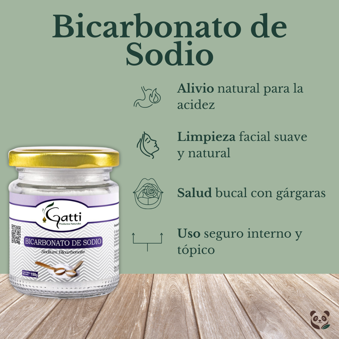 Bicarbonato de Sodio | Digestivo y cuidado natural multiuso Gatti