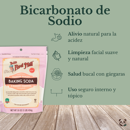 Bicarbonato de Sodio americano | Sin aluminio Bob's Red Mill