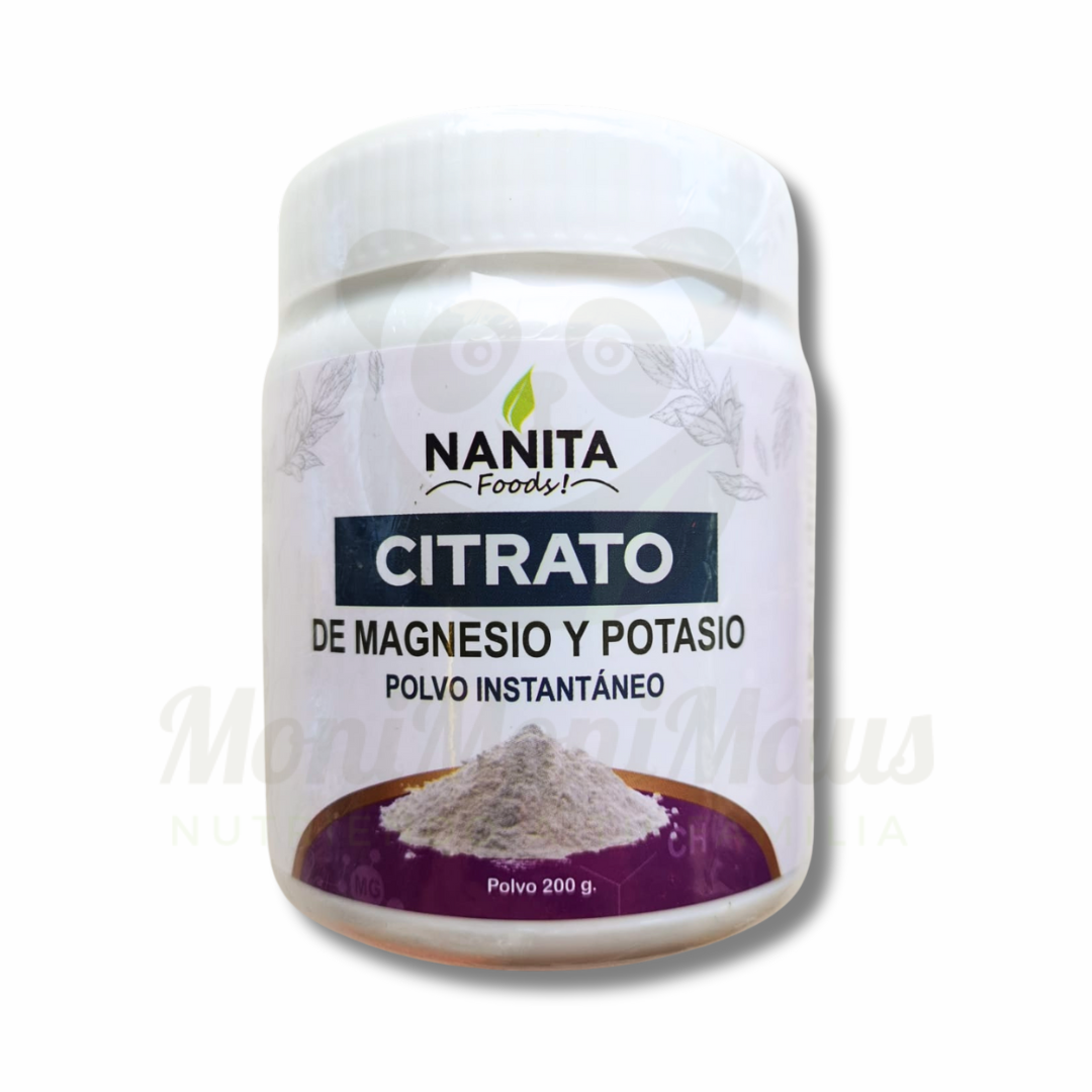 Bicitrato (Magnesio y Potasio) Nutrivás, Nanita Foods