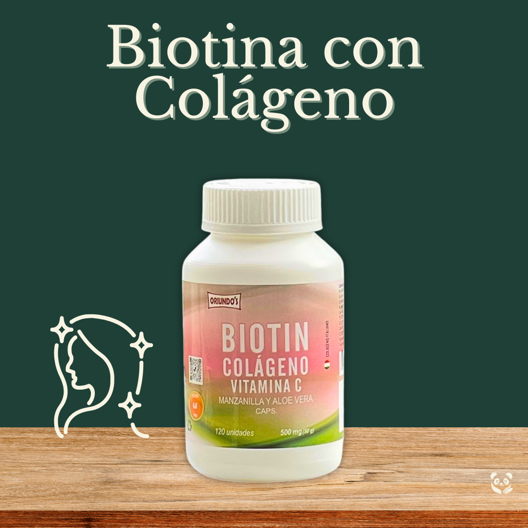 Biotina con Colágeno | Cabello, piel y energía renovada Oriundo's