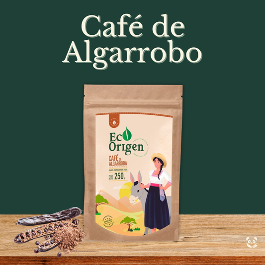 Café de algarroba instantáneo | Fuente de hierro y calcio, sin cafeína Eco Origen