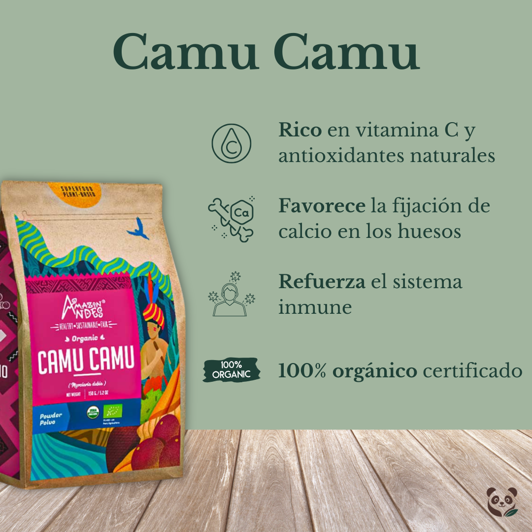 Camu Camu orgánico | Vitamina C natural y antioxidante Amazon Andes