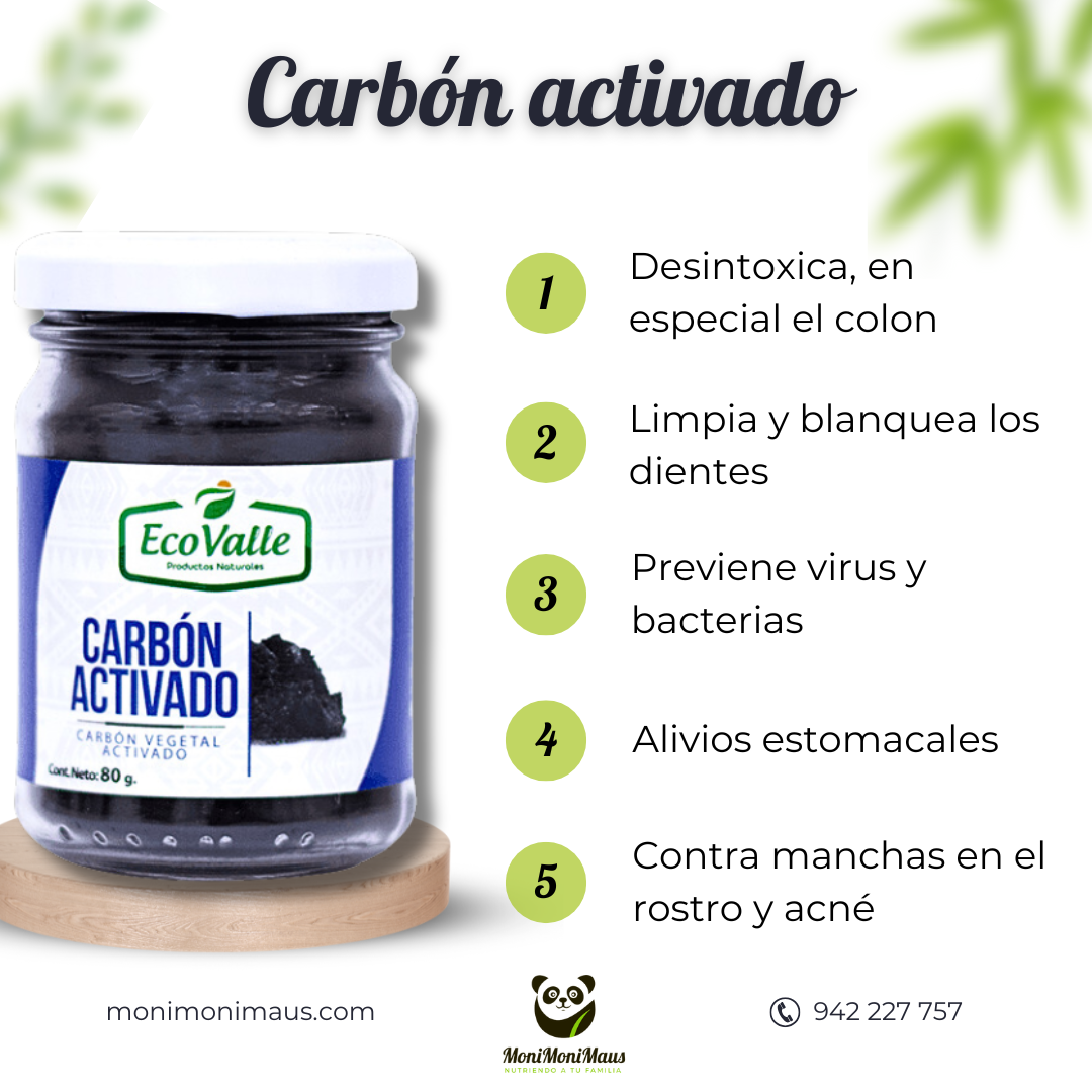 Carbón Activado de Coco NaturalMaxx, EcoValle