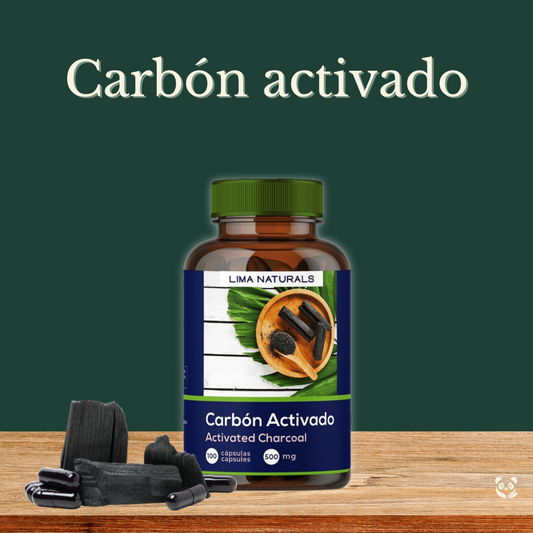 Carbón Activado en cápsulas | Detox y Bienestar Digestivo Lima Naturals