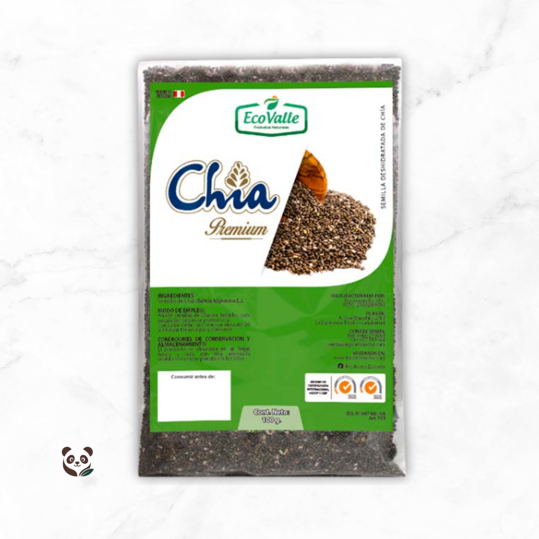 Semillas de Chía | Fuente natural de omega 3 y fibra EcoValle