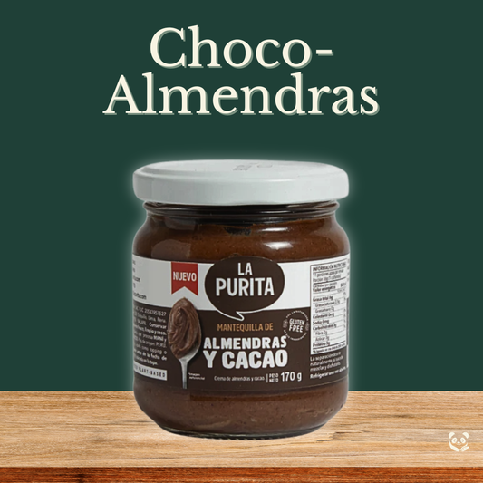 Mantequilla de Almendras y Cacao | Crema Natural y Energética La Purita