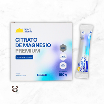 Citrato de Magnesio Premium | Disolución rápida y máxima absorción Smartblends