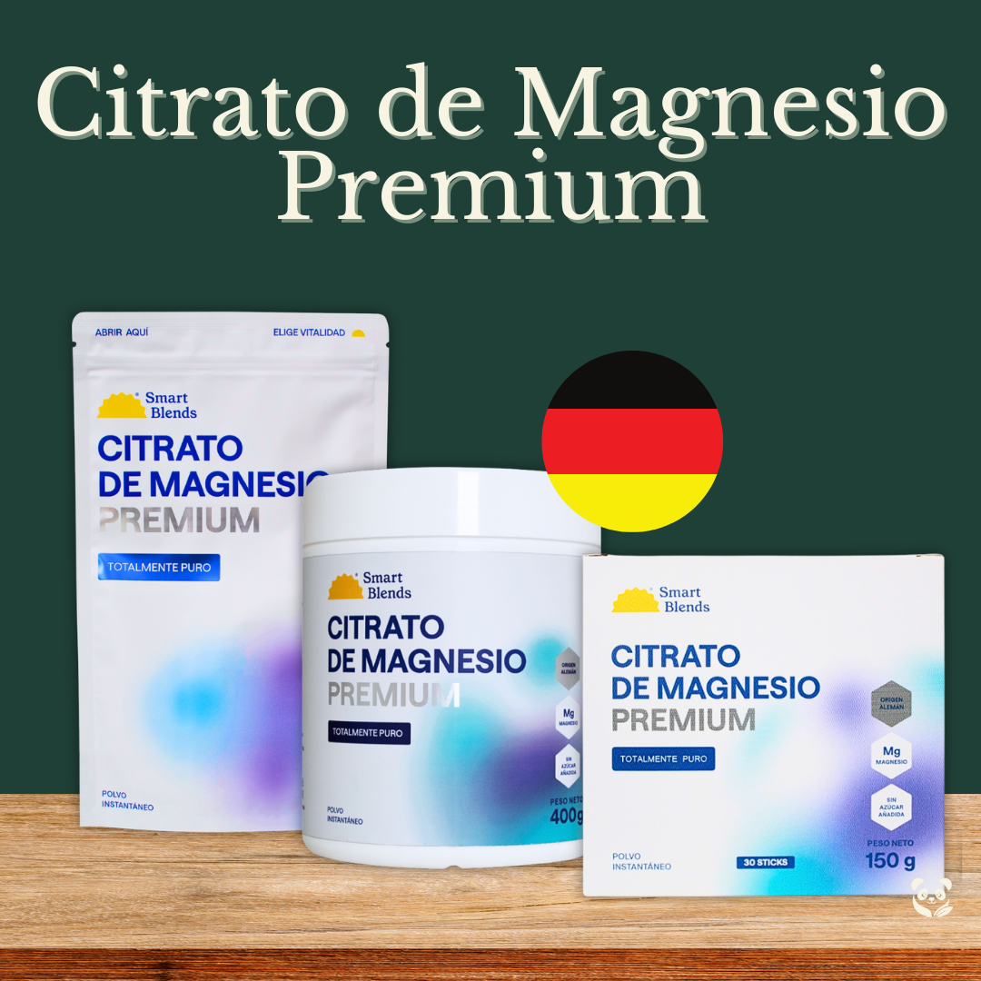 Citrato de Magnesio Premium | Disolución rápida y máxima absorción Smartblends