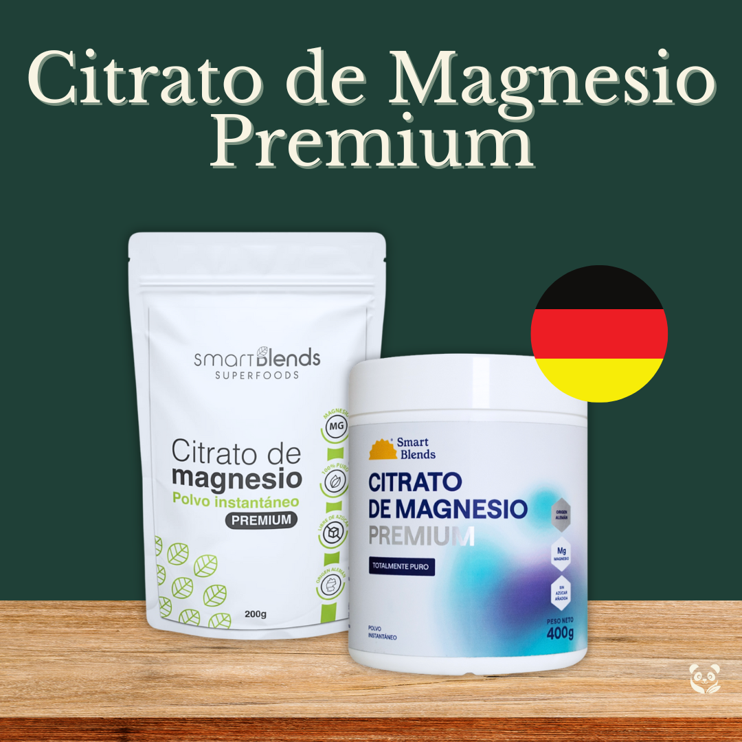 Citrato de Magnesio Premium | Disolución rápida y máxima absorción Smartblends