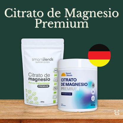 Citrato de Magnesio Premium | Disolución rápida y máxima absorción Smartblends