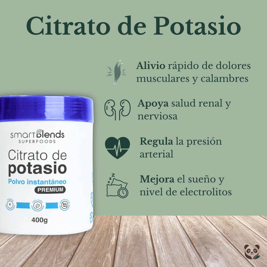 Citrato de Potasio | Equilibrio electrolítico y salud renal natural Smartblends