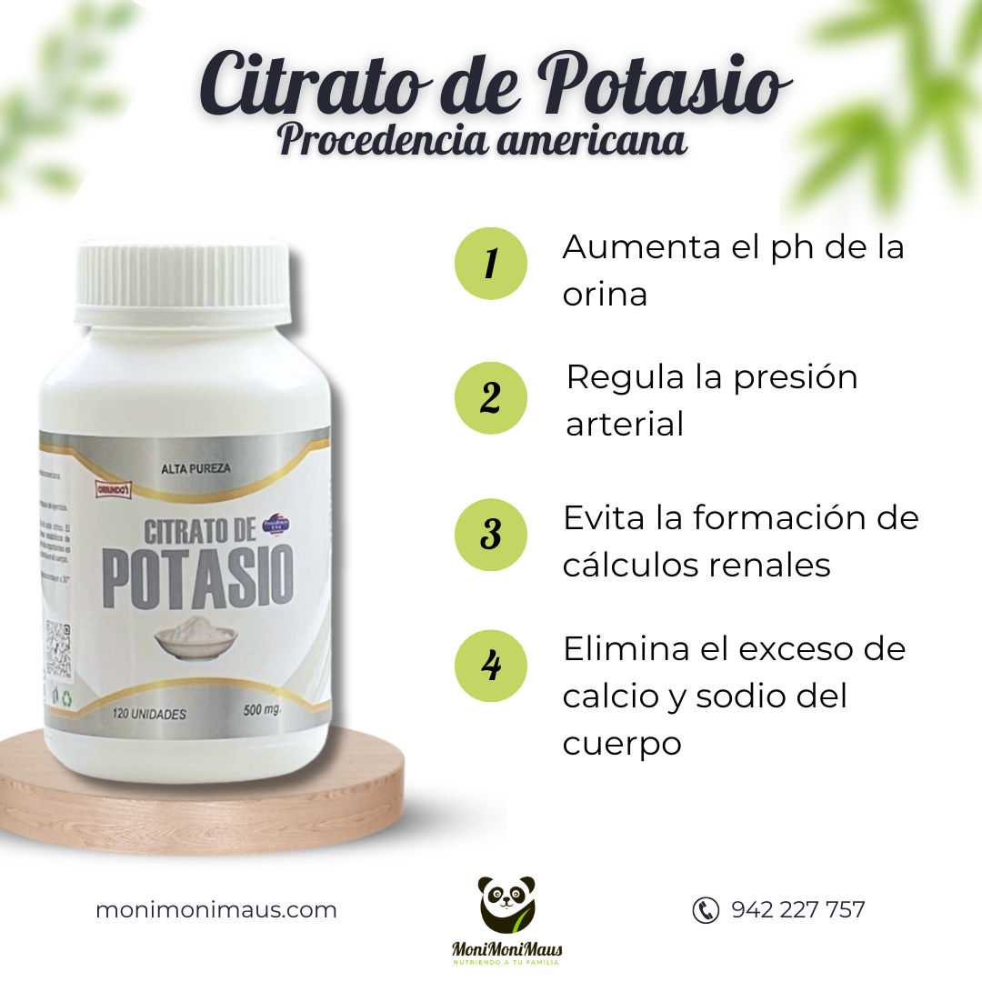 Citrato de Potasio Oriundo's