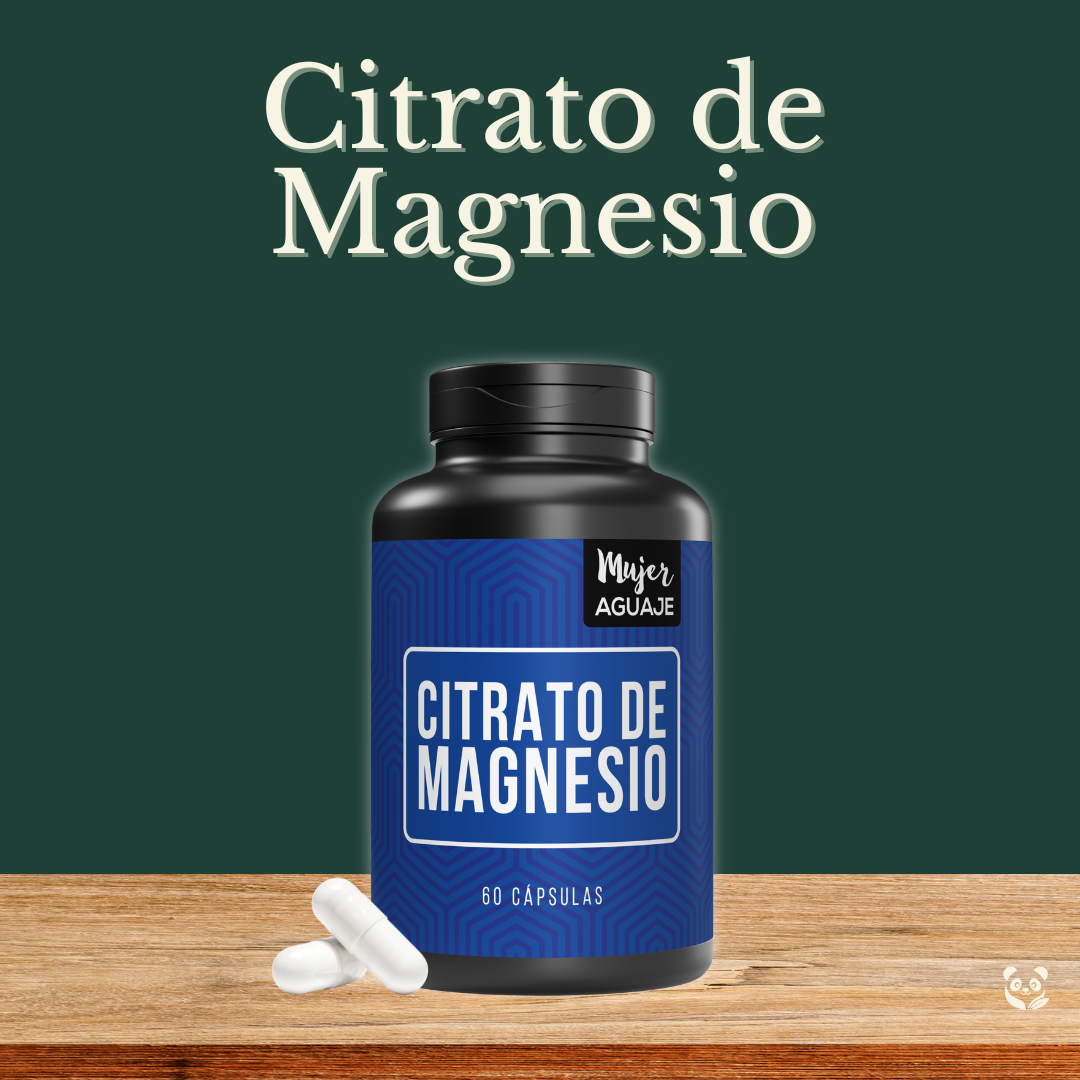 Citrato de Magnesio en cápsulas | Apoyo natural para músculos, nervios y digestión Mujer Aguaje