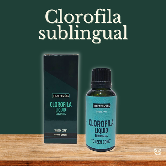 Clorofila líquida Sublingual | Detox de rápida absorción Nutrivás