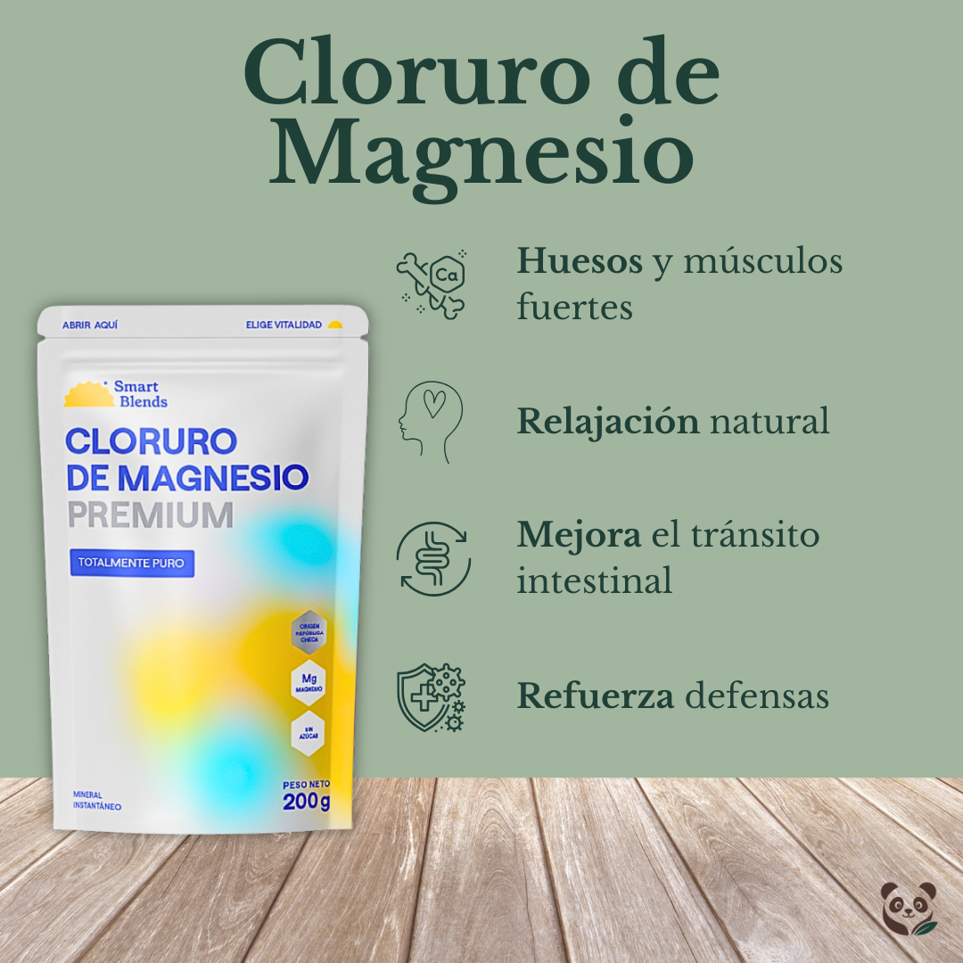 Cloruro de Magnesio Premium | Refuerza huesos y músculos Smartblends