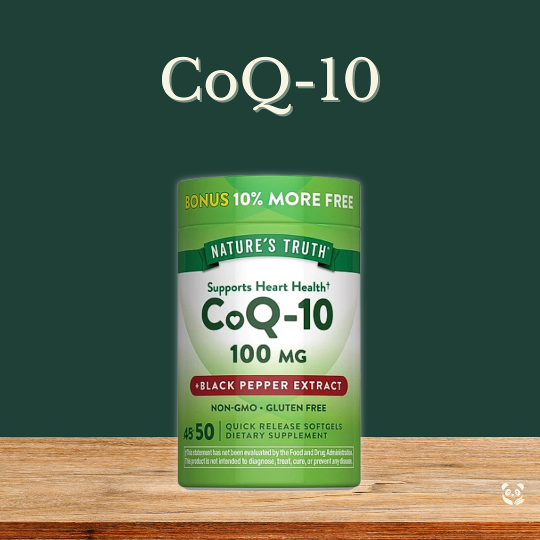 CoQ-10 100mg + Pimienta Negra | Soporte Inmunológico y Antioxidante Nature's Truth