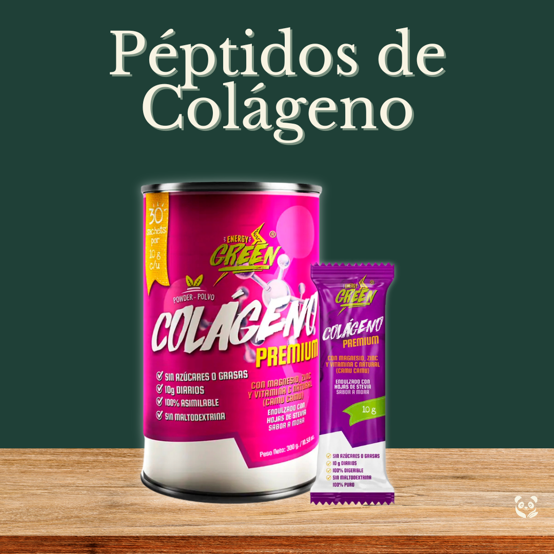 Péptidos de Colágeno Peptan® Tipo I | Con Camu Camu Energy Green