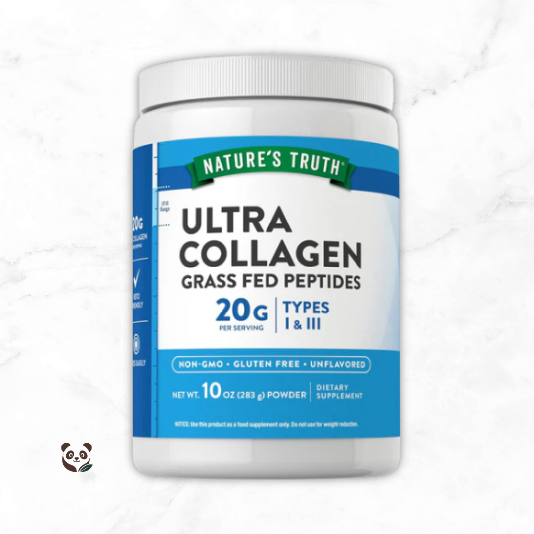 Ultra Colágeno Puro GRASS FED | Péptidos de Colágeno Tipos I y III Nature's Truth