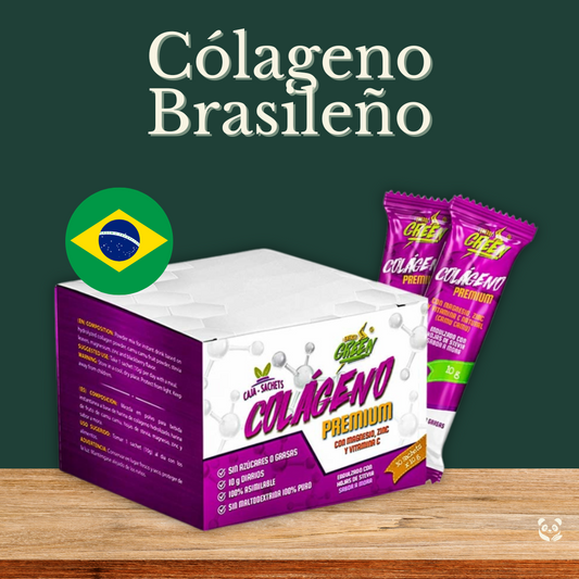 Colágeno Brasileño | Hidrolizado con camu camu, mora y magnesio Energy Green