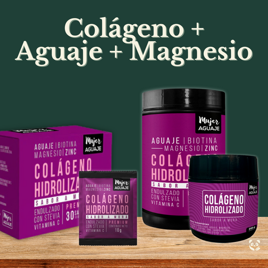 Colágeno + Aguaje + Magnesio | Belleza y salud desde adentro Mujer Aguaje