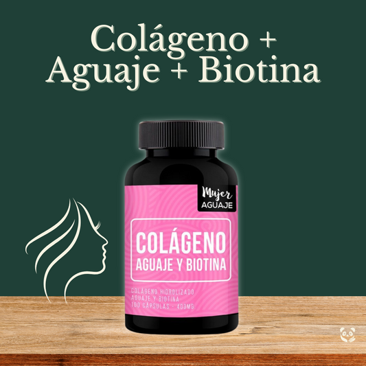 Colágeno + Aguaje + Biotina | Belleza y firmeza desde dentro Mujer Aguaje