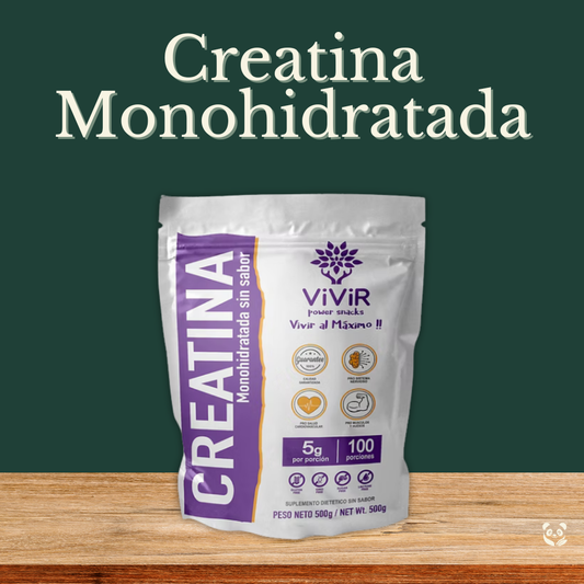 Creatina Monohidratada | Crecimiento muscular y energía mental sostenida Vivir Power