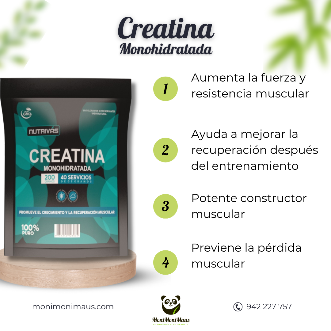 Creatina Monohidratada Nutrivás