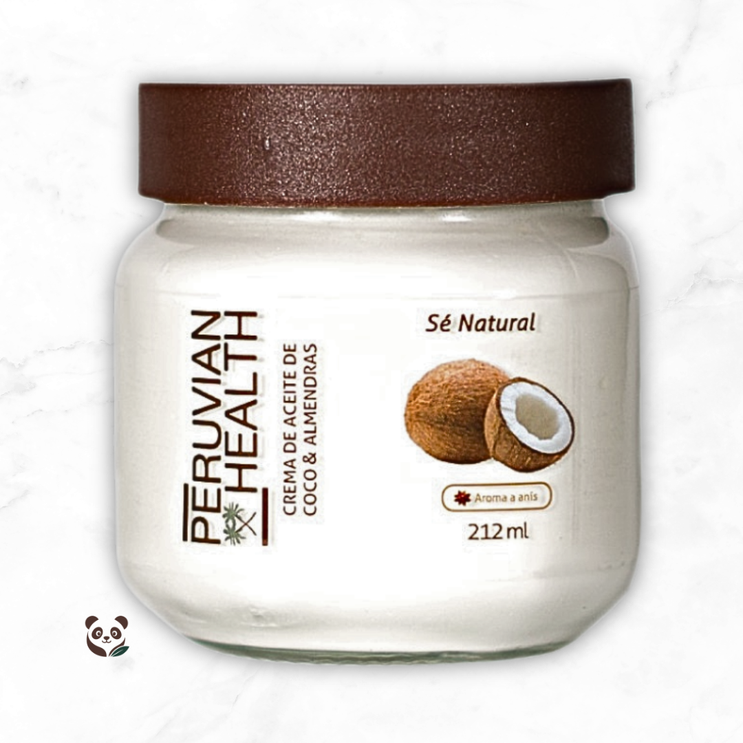 Crema de Masajes Natural | Coco & Almendras o Coco & Argán Peruvian Health