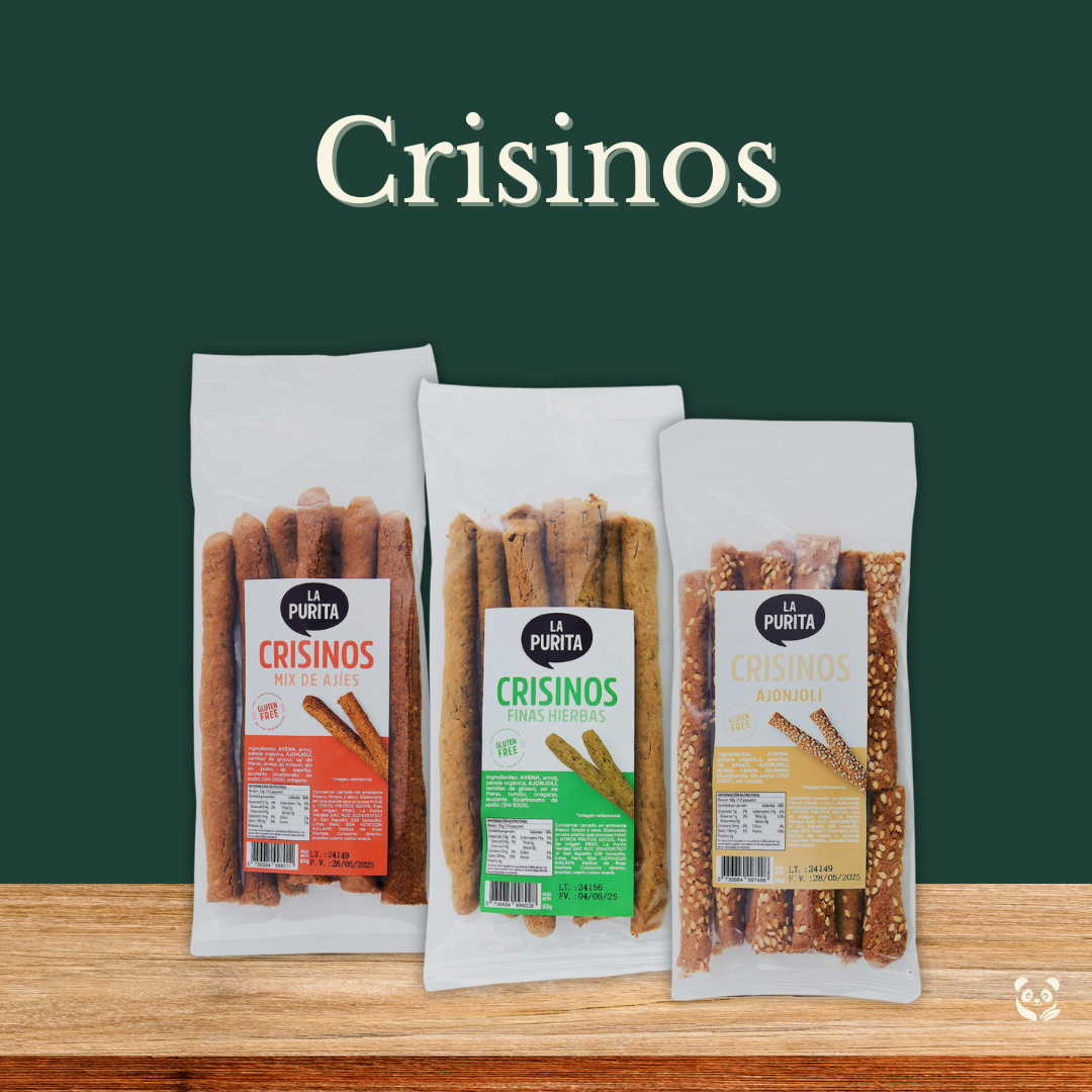 Crisinos de Avena | Snack natural, libre de gluten y endulzado con panela La Purita