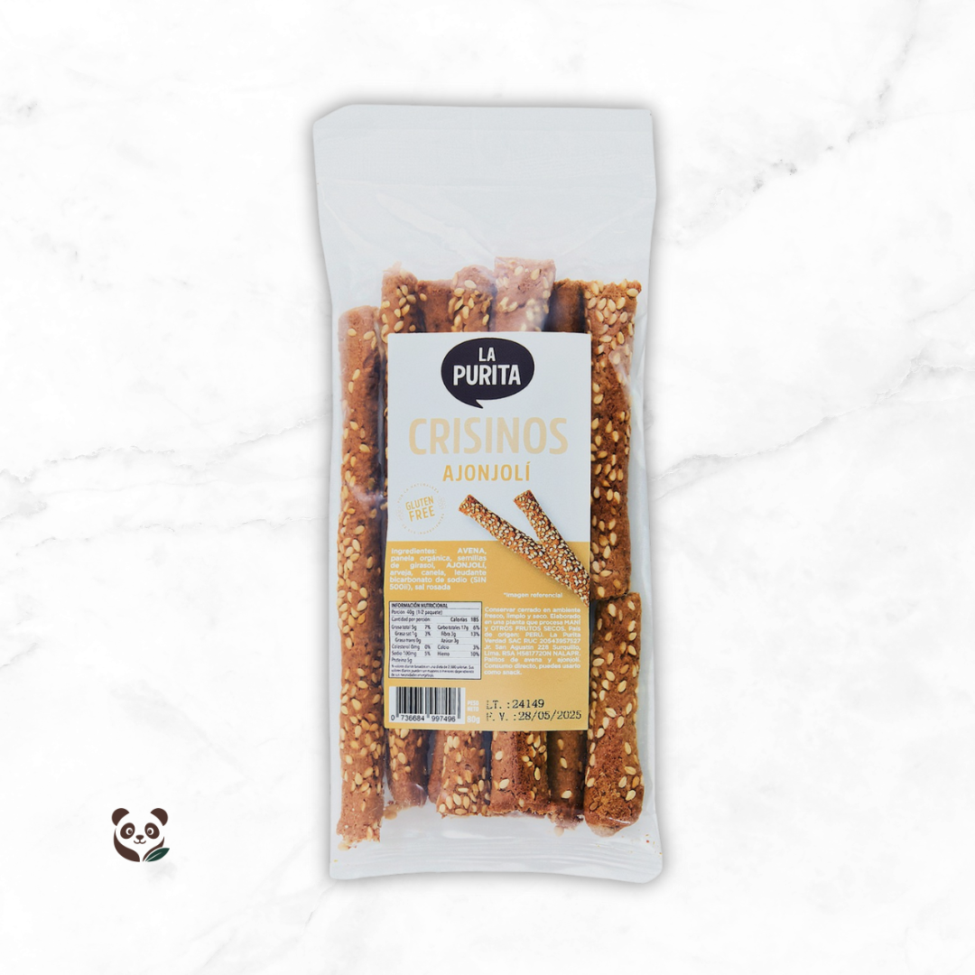 Crisinos de Avena | Snack natural, libre de gluten y endulzado con panela La Purita