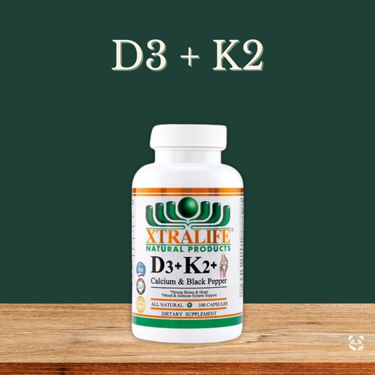Vitamina D3 + K2 + Calcio | Salud Ósea y Cardiovascular Xtralife