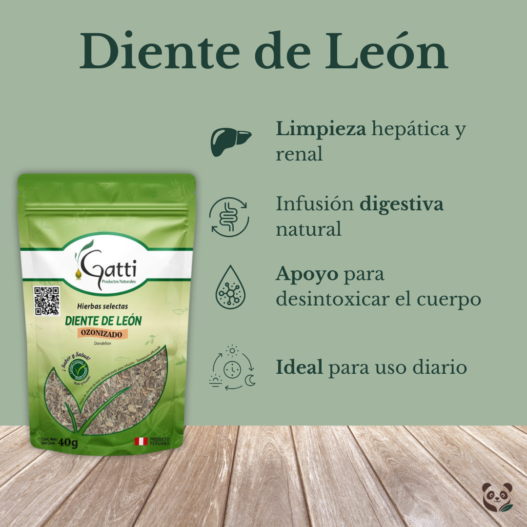 Diente de León en Hojas | Depuración natural del hígado y digestión ligera Gatti