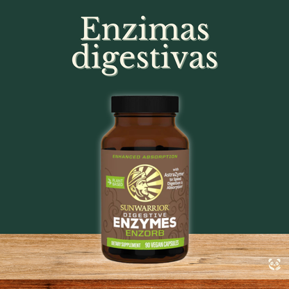 Sunwarrior Enzorb | Enzimas Digestivas Veganas en Cápsulas Sunwarrior