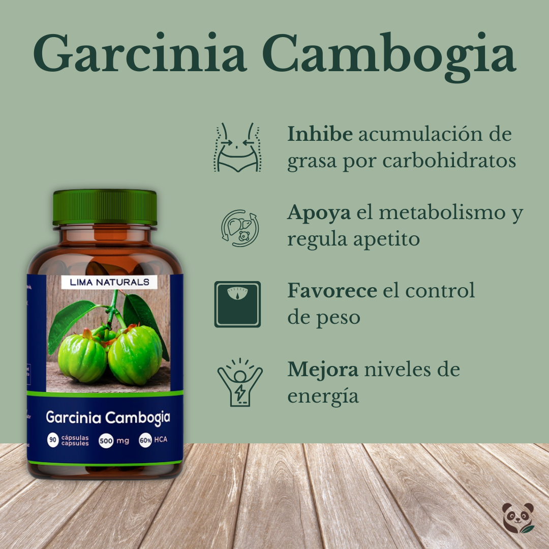 Garcinia Cambogia 60% HCA | Control de peso y metabolismo natural D' Nattive