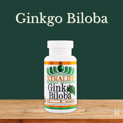 Ginkgo Biloba | Memoria, Circulación y Enfoque Mental Xtralife