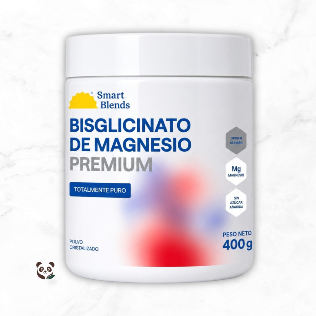 Bisglicinato de Magnesio puro Premium | Descanso profundo y alivio del estrés Smartblends
