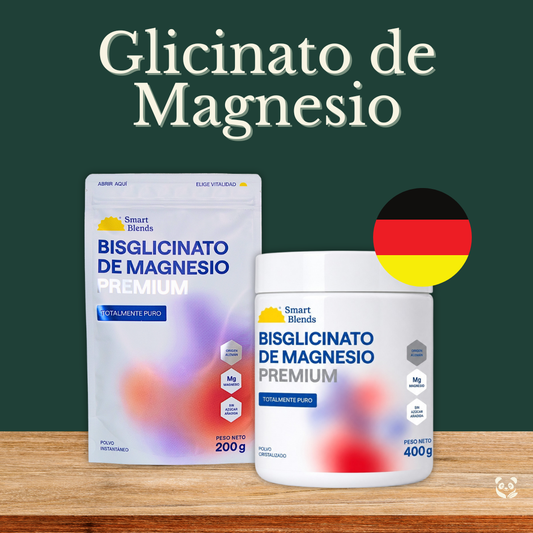 Bisglicinato de Magnesio puro Premium | Descanso profundo y alivio del estrés Smartblends