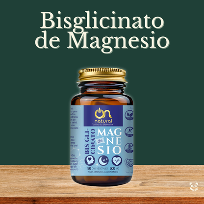 Bisglicinato de Magnesio en cápsulas vegetales | Descanso profundo y alivio del estrés ON NATURAL