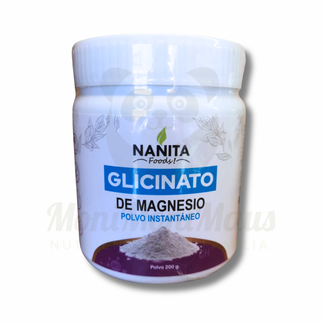 Glicinato de Magnesio puro Nanita Foods