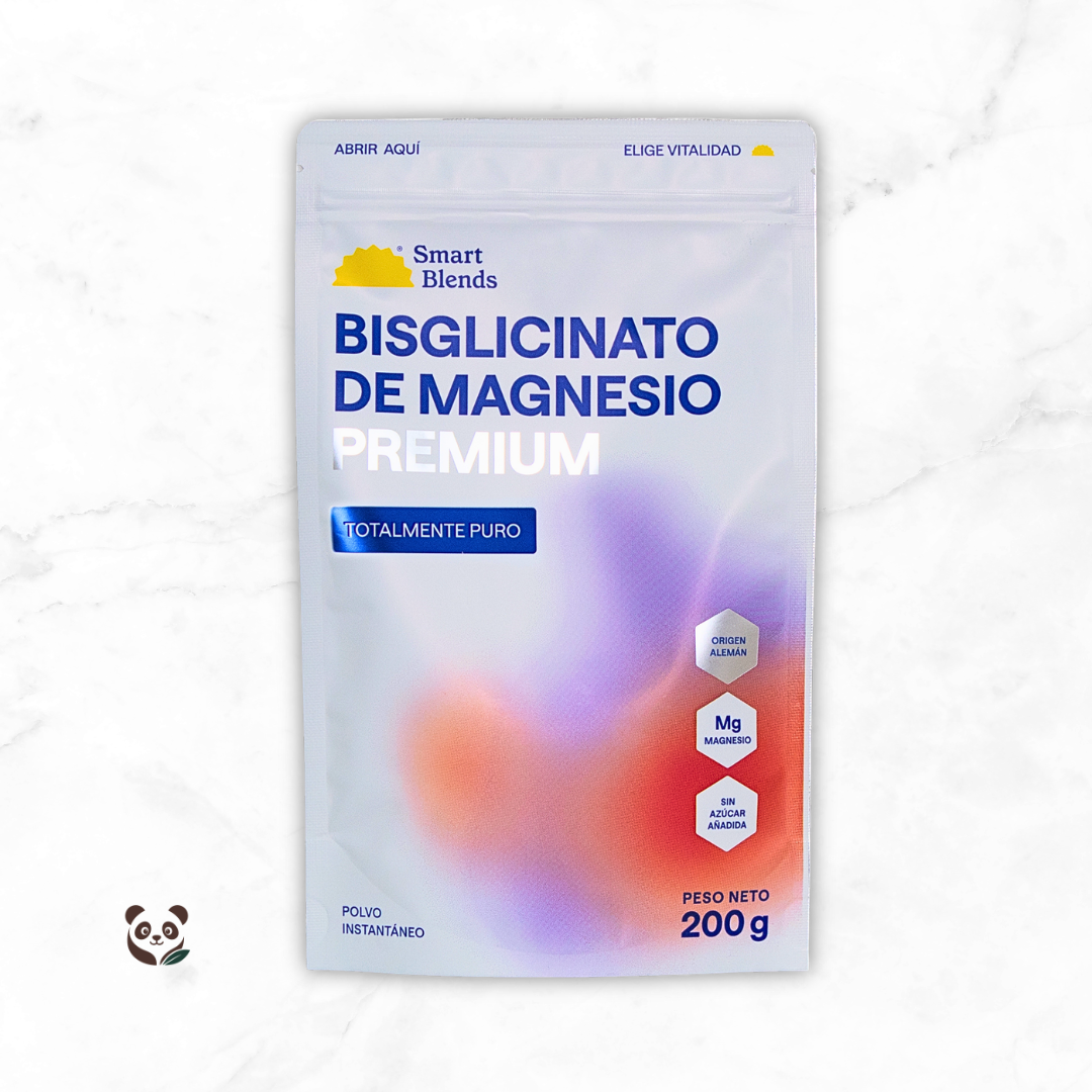 Glicinato de Magnesio puro Premium | Descanso profundo y alivio del estrés Smartblends