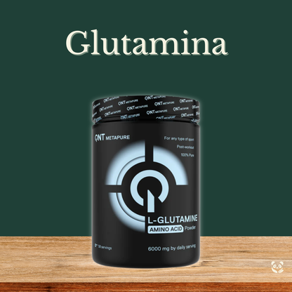 L-Glutamina 6000 mg en Polvo | Recuperación y Soporte Muscular QNT