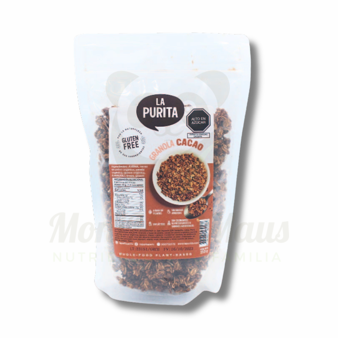 Granola sin gluten La Purita