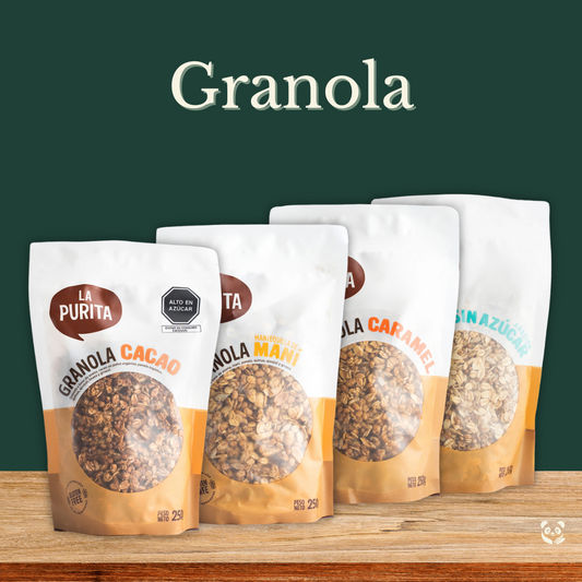 Granola Natural | Sin gluten, con ingredientes orgánicos y reales La Purita