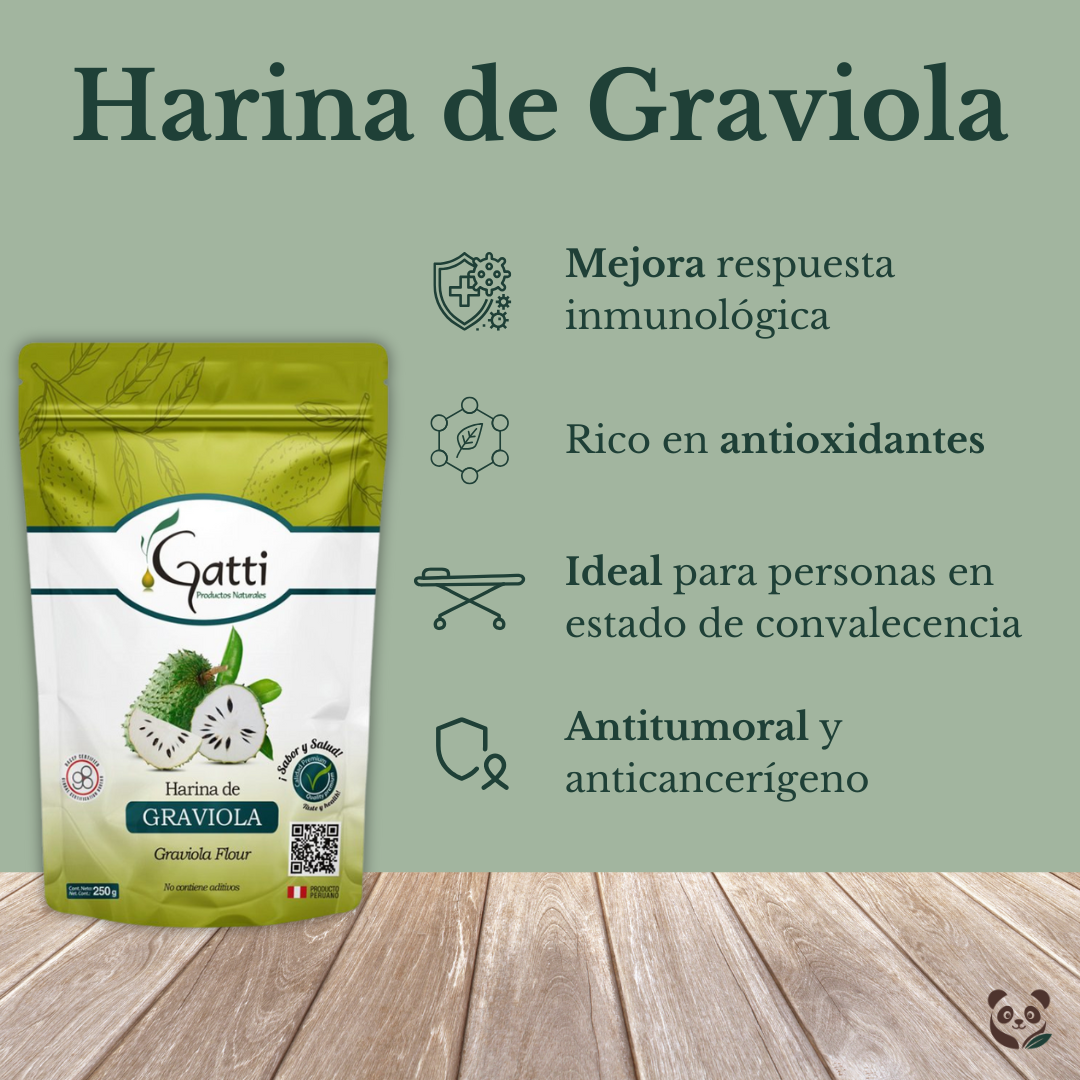 Harina de Graviola Natural | Antioxidante y Digestiva Gatti