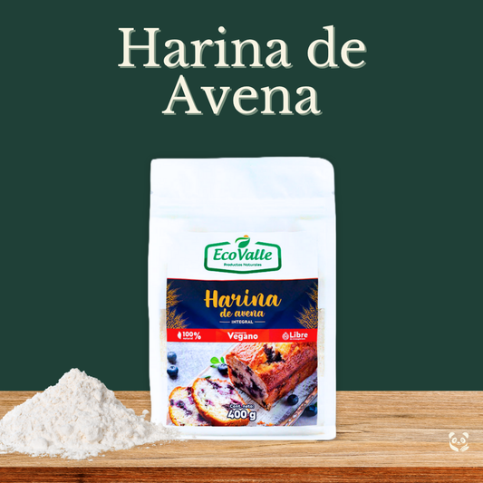 Harina de Avena Sin Gluten | Nutrición suave para recetas saludables EcoValle