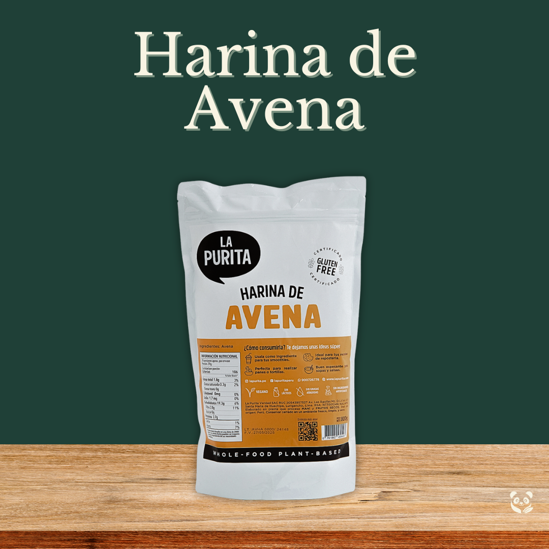 Harina de Avena | Alternativa sin gluten para recetas saludables La Purita