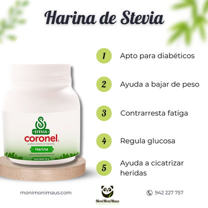 Harina de Stevia Stevia Coronel