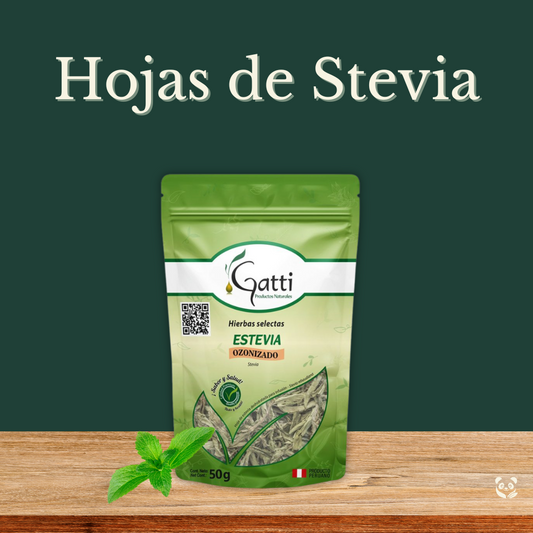 Hojas de Stevia Natural | Endulzante vegetal sin calorías ni aditivos Gatti