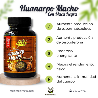 Huanarpo Macho con Maca Negra Amazon Andes